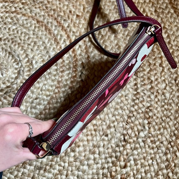 Kate Spade Jackson forest floral triple gusset crossbody bag - Picture 9 of 15